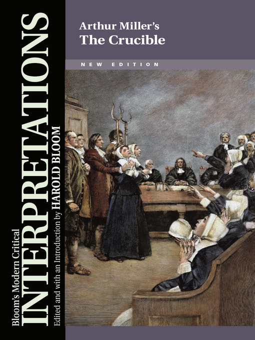 Title details for The Crucible: Arthur Miller by Harold Bloom - Wait list